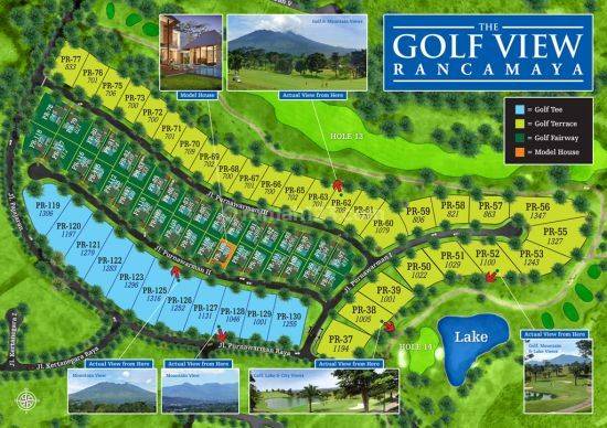 Rancamaya Golf Tanah Kavling Cantik View Gunung Salak Nempel Dengan Golf Course  2