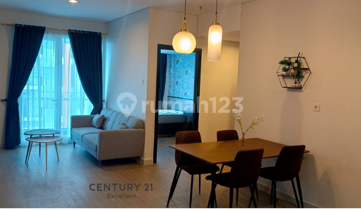 Dijual Cepat Unit 2Br + 1 ,Ff, Luas dan Bagus di Aspen Peak Residences, Jak - Sel 2