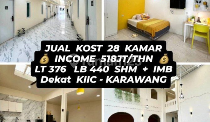 DIJUAL CEPAT KOST FULL TERSEWA DI DEKAT KIIC KARAWANG 