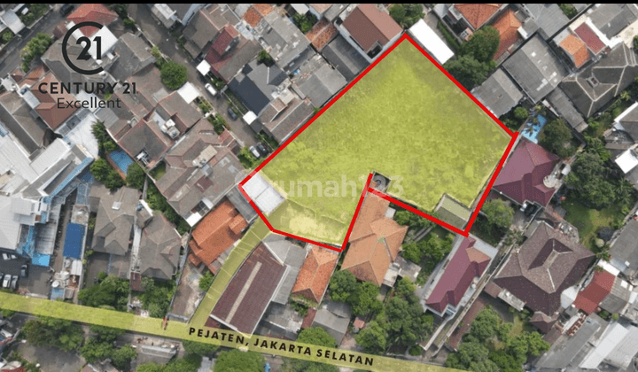 Dijual Tanah Siap Bangun, Cocok Utk Perumahan Atau High Risk Building di Pejaten, Jak Sel 1