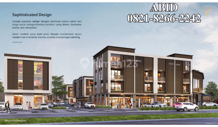 Ruko 2 Lantai di Gading Serpong Sangat Strategis Verona Junction 2