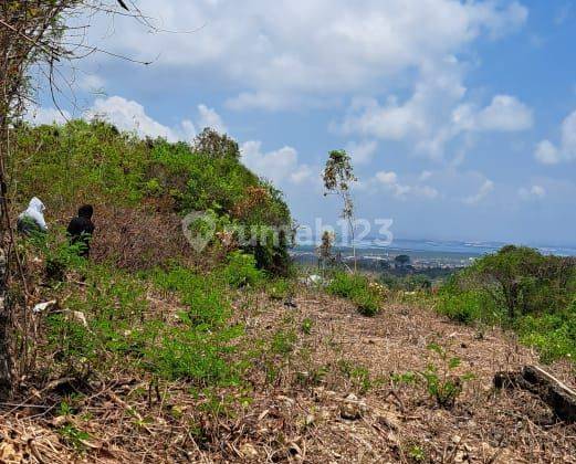 Rare land with a small area with full sea view in Goa Gong Ungasan Jimbaran Bali, the environment has many villas  2