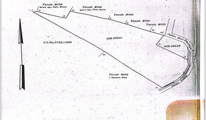 Land In Tibu Biyu, 61 Are Shm - Certificate of Ownership 1