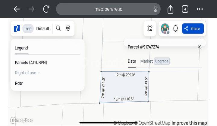 Cheap Land in Trisula, Kediri Tabanan 75 Meters SHM - Certificate of Ownership 2