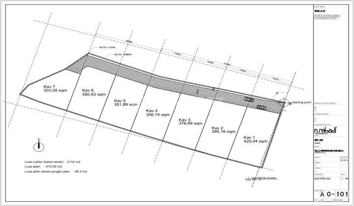 Tanah Di Pusat Seminyak Bisa Dibeli Per Kavling Shm 34 Are 1