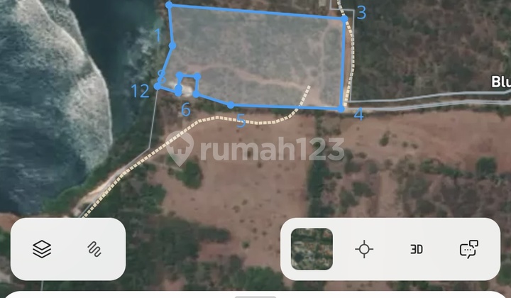 Cliff Ocean View Tanah di Pantai Suluban, Jl. Pantai Suluban, Pecatu, Kuta Selatan, Badung, Bali, Indonesia, 80361, Uluwatu SHM 5108.0 m²