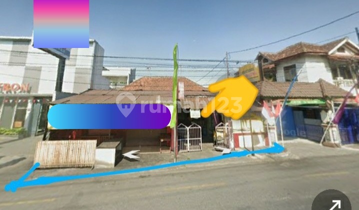 Tanah 414m2,shm,bonus Rumah Lama,strategis,tengah Kota Jogjakarta