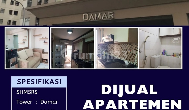 Kalibata Apartment, 2BR, Damar Tower, 7th Floor, certified, furnished