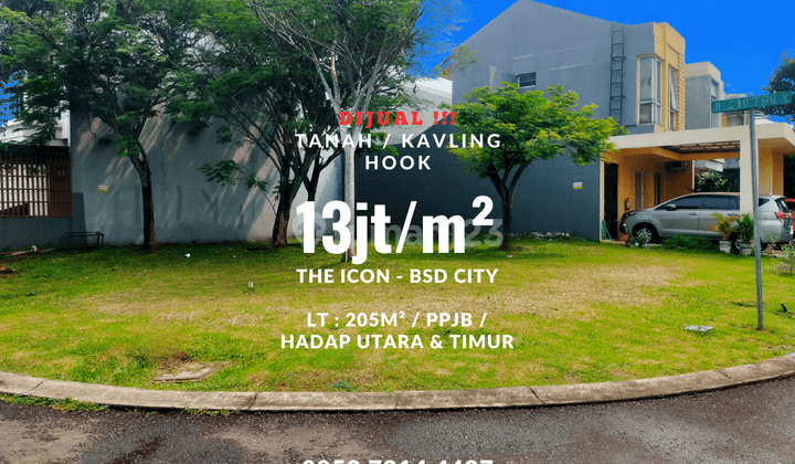 Tanah / Kavling hook di Cosmo The Icon BSD City Tangerang 1