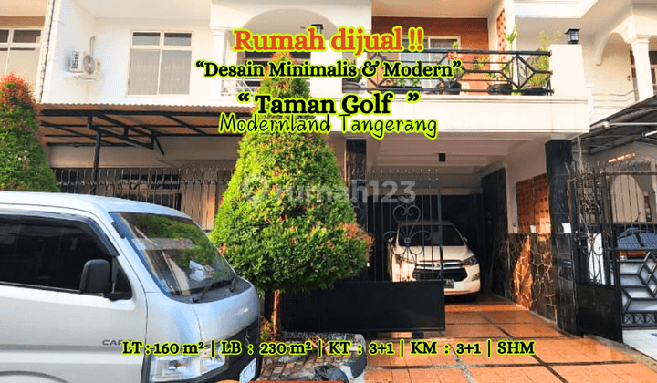 Rumah Rapi Dan Terawat Ditaman Golf Modernland Cipondoh Tangerang 1