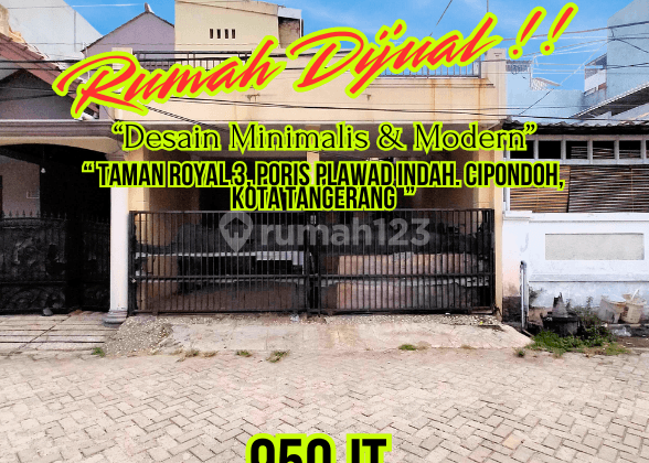 Rumah Bagus 2Lantai Shm,poris Taman Royal 3 Cipondoh Tangerang  1