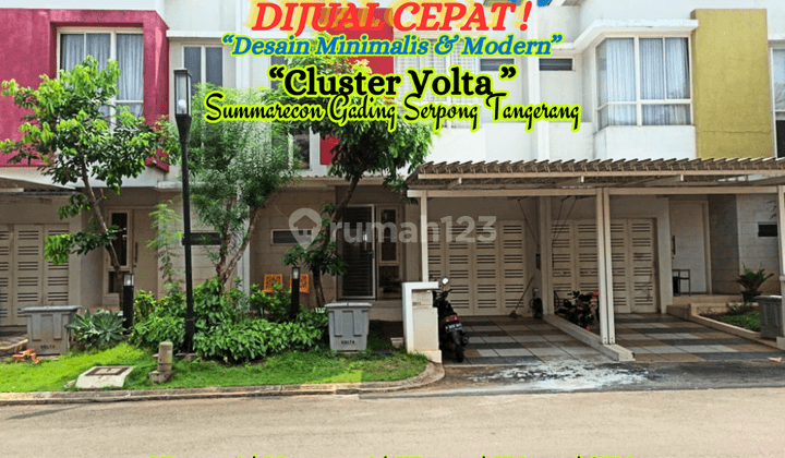 Rumah di Summarecon Gading Serpong. Cluster Volta , Tangerang 2