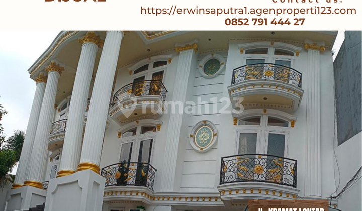Turun Harga !!! Rumah Mewah 3 Lantai+Swimpool Senen Jakarta Pusat 2