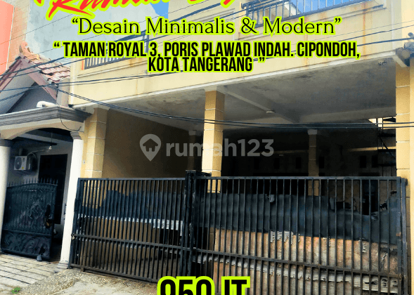 Rumah Bagus 2Lantai Shm,poris Taman Royal 3 Cipondoh Tangerang  2