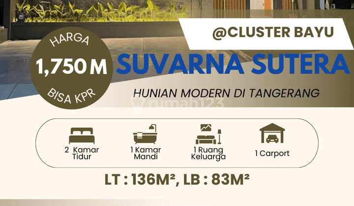 Rumah Bagus SHM Cluster Bayu Suvarna Sutera Tangerang 2