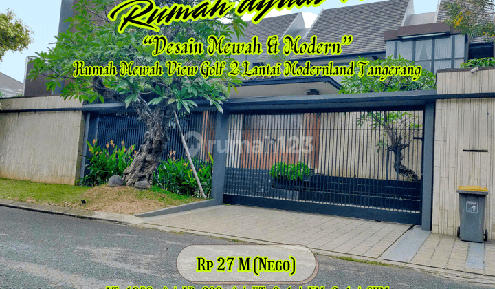 Rumah Mewah View Golf 2 Lantai Perumahan Modernland Kota Tangerang 1