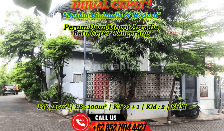 Rumah di Perum.daan Mogot Arcadia,batu Ceper Tangerang Banten 1