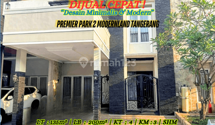 Rumah 2 Lantai Semi Furnished di Perumahan Modernland Tangerang 1