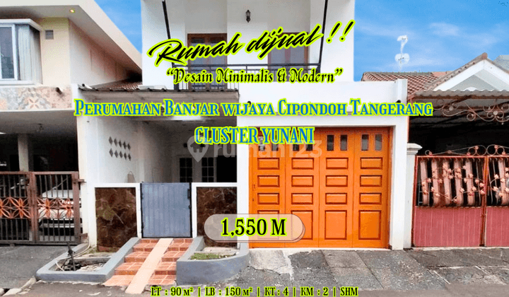 Rumah Bagus 2 Lt Banjar Wijaya Cluster Yunani Cipondoh Tangerang 1