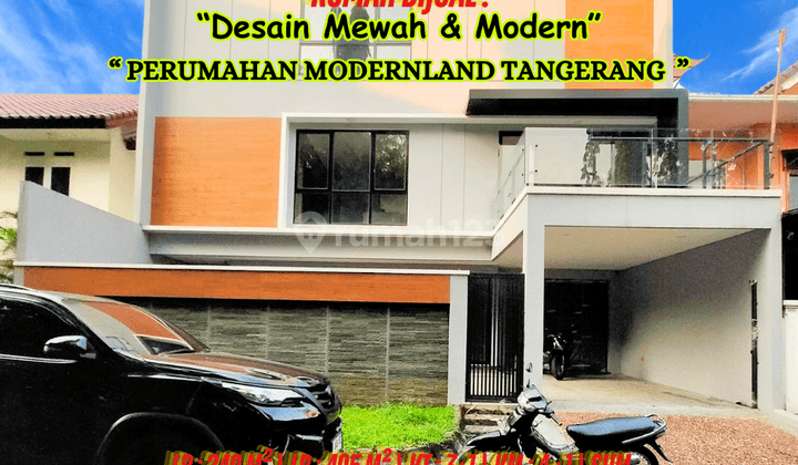 Rumah SHM Mewah 3 Lantai Sudah Renovasi Modernland Tangerang 1