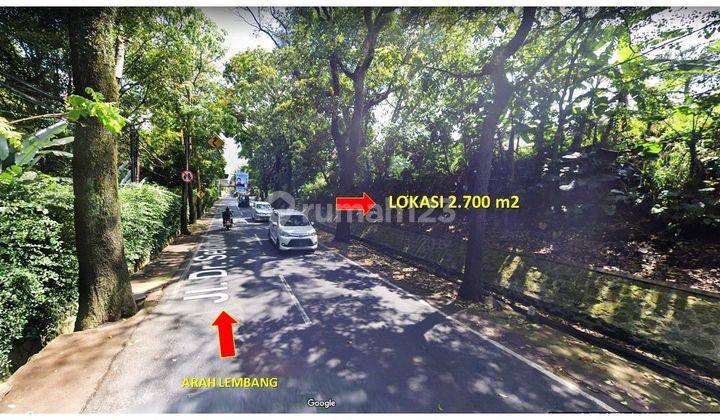 Tanah  Pinggir Jalan Setiabudi Arah Lembang Bandung Dibawah Njop 1