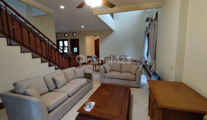 Classic Fully Furnished 3 Bedrooms Townhouse At Cipete, Close To Mrt And French School 1