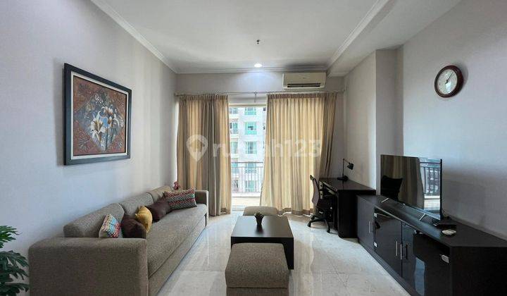 Well Maintained Unit With Balcony, Private Lift And Comfortable 2 BR At Senayan Residence Near To Gbk 1