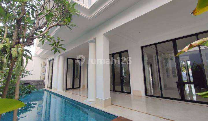 Brand New House, High Ceiling, Fasilitas Lengkap, Top Grade Material And Finishing, Bright And Homey, Quiet Location In Panglima Polim Prime Area Of Kebayoran Baru 1