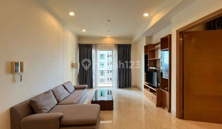 Spacious 1 Bedrooms Unit, Fully Furnished With Balcony At Senayan Residence, Near To Scbd Area 1