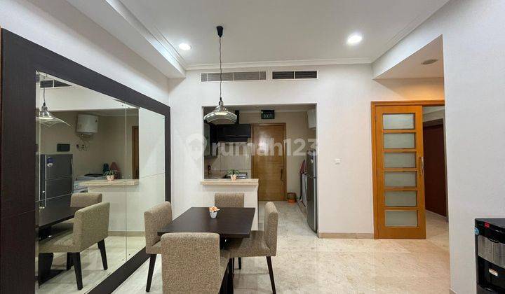 Well Maintained Unit With Balcony, Private Lift And Comfortable 2 BR At Senayan Residence Near To Gbk 2