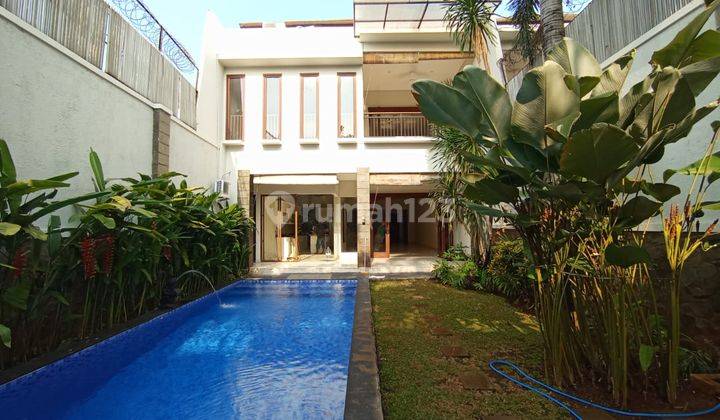 For Rent Wonderful House, Big Pool And Garden, Good Quality Building With Nice 5BR At Kemang Area