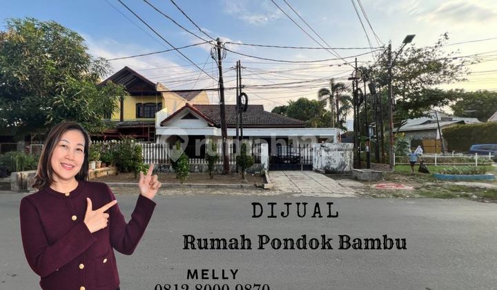 Dijual Rumah Asri Akses Mudah Komplek Pondok Bambu, Duren Sawit, Jakarta Timur