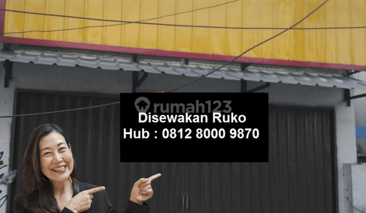 Ruko Disewakan di Jalan Raya Otista Kp Melayu Jatinegara 1