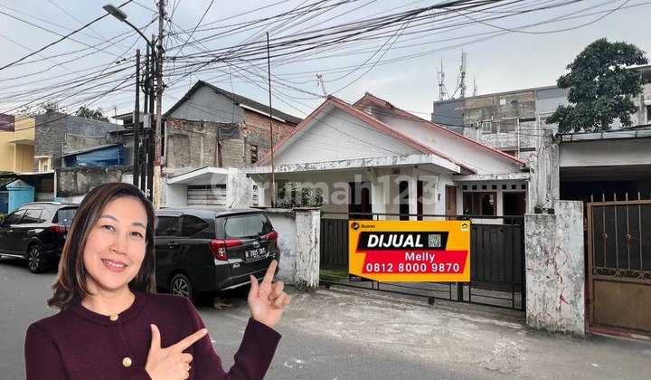 Rumah 1 Lantai di Lokasi Tengah Jakarta, Jalan Pariaman, Pasar Rumput, Setiabudi, Jakarta Selatan