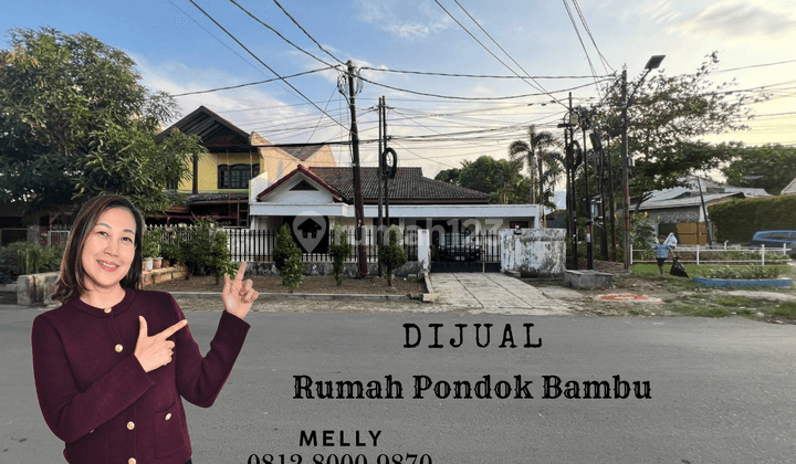 Rumah Kokoh di Lingkungan Strategis Komplek Pondok Bambu 1