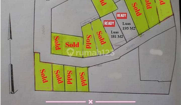 Tanah Kavling Cluster Perumahan Daerah Komplek Pondok Bambu Jakarta Timur 1