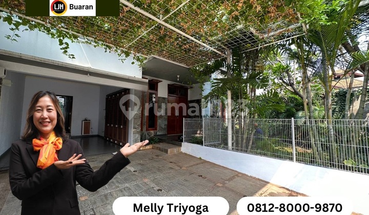 Rumah Konsep Hijau Komplek Palem Residence Pondok Bambu Duren Sawit