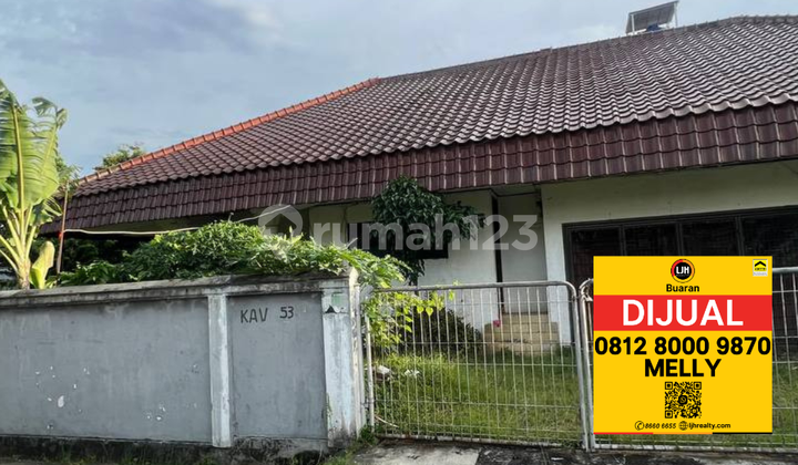 Dijual Tanah Bonus Rumah di Komplek Jalan Tugu, Jatiwaringin - Bekasi
