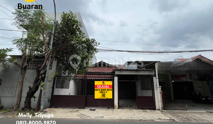 Dijual Rumah Pinggir Jalan Raya Lingkar Duren Sawit