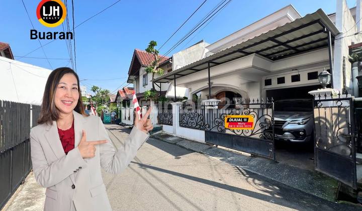 Rumah Lingkungan Asri dan Tenang di Rawamangun, Jakarta Timur