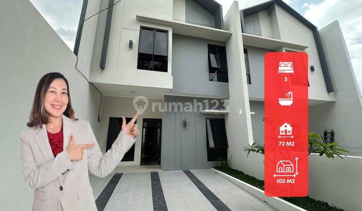 Rumah Baru Strategis Jl Tugu Jaticempaka Pondok Gede 1