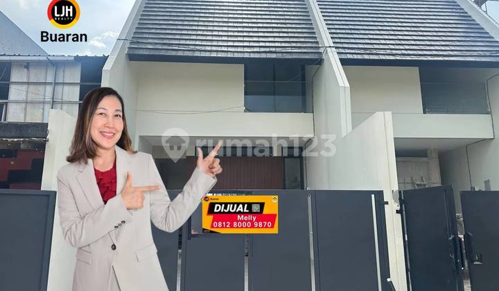 Check out the new Semi-Furnished house in Cipinang Melayu, East Jakarta, right away. 1