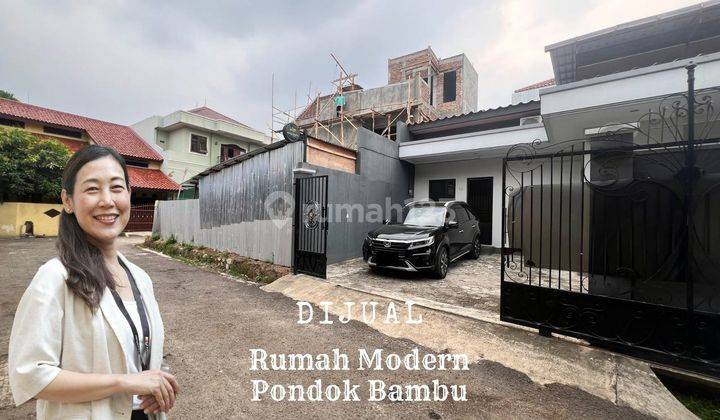 Rumah Luas 202 Meter di Komplek Pondok Bambu Duren Sawit 1