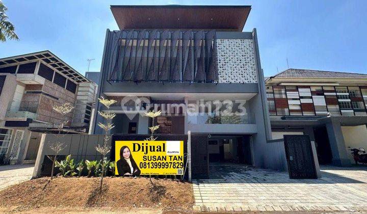 Rumah Dijual Surabaya Brand New Split Level Luxury House Citraland 1