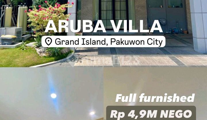Rumah Furnished Di Cluster Aruba Vila Grand Island Pakuwon City