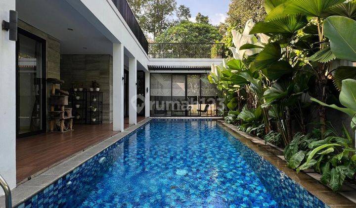 Dijual Modern Tropical By Hadiprana Kemang Ampera Townhouse Jakarta Selatan  1