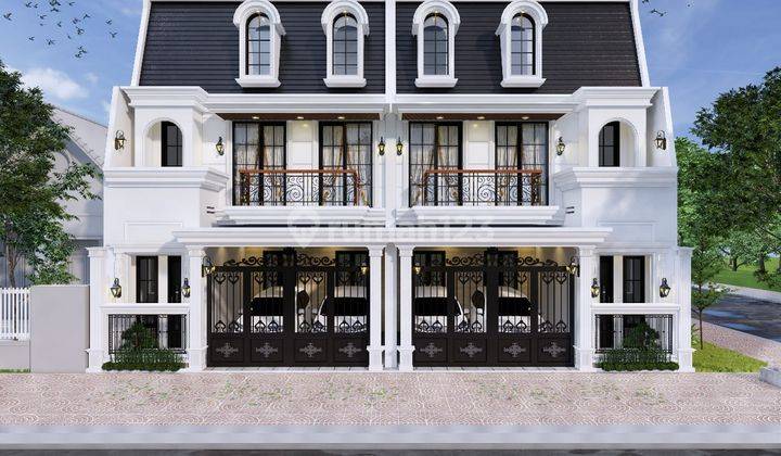 Rumah Baru Design Classic Dalam Komplek Di Duren Sawit Jakarta Timur 1