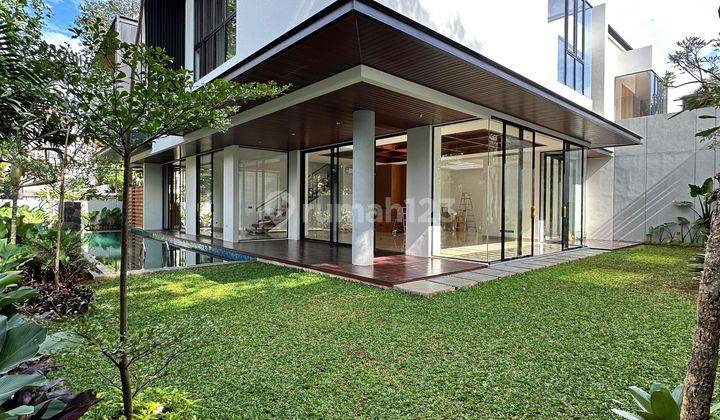 Turun Harga Dijual Rumah Baru Desain Modern Tropical Di Kemang Jakarta Selatan 1