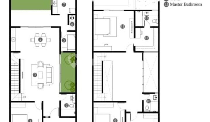Graha Pinus. House for Sale in Pondok Hijau, North Bandung, Gegerkalong Wing.