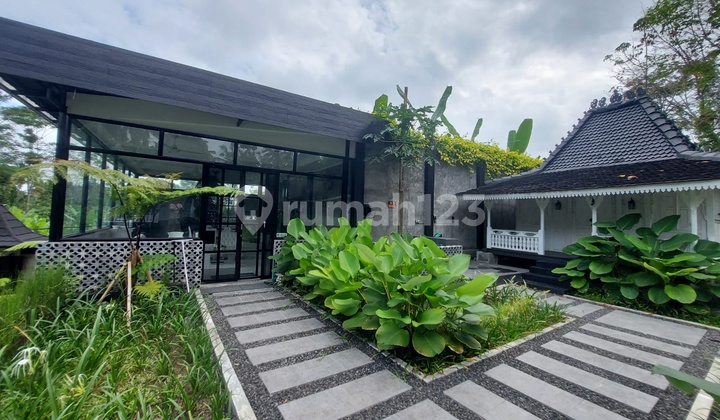 TURUN HARGA Dijual Villa Joglo Bangunan Baru Halaman Luas di Payangan-Ubud, Gianyar 2